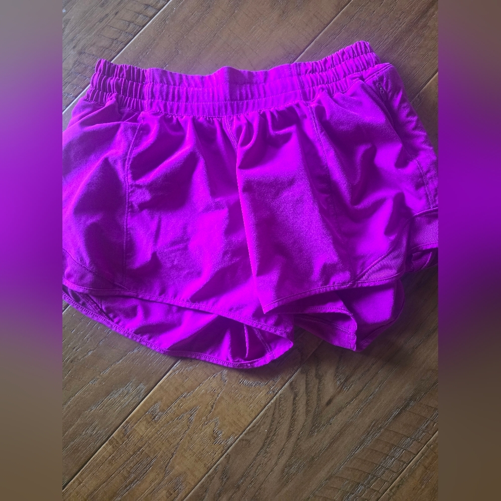lululemon athletica Hot Magenta Athletic Shorts